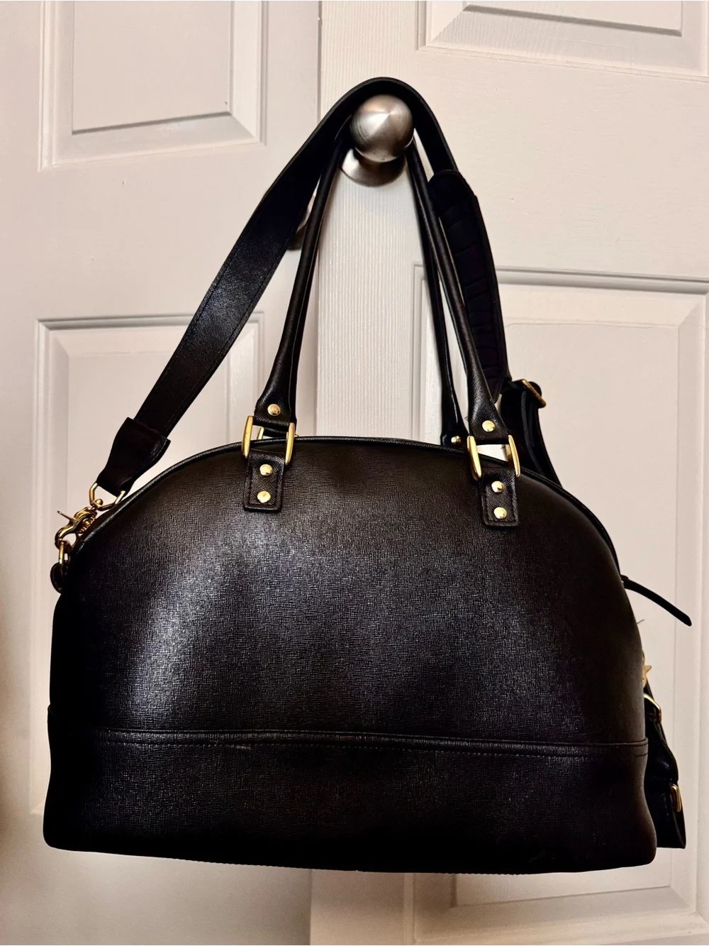 Ona Black Camera Bag Satchel Handbag